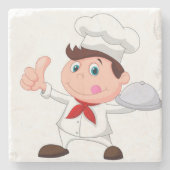 ** GLÜCKLICHER COOK KOCH ODER BAKER** UNTERSETZER (Vorderseite)