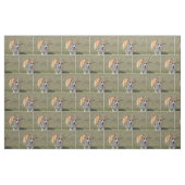 Glücklicher Corgi Stoff (Fat Quarter (45,7 x 55,9 cm))