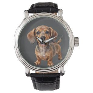 Glücklicher Dachshund-Welpe Armbanduhr