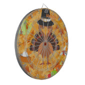 glücklicher Danksager Dartscheibe (Vorderseite Links)