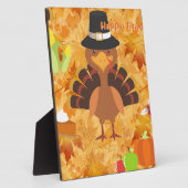 glücklicher Danksager Fotoplatte (Seite)