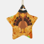 glücklicher Danksager Keramikornament (Rechts)