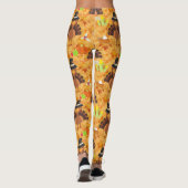 glücklicher Danksager Leggings (Rückseite)
