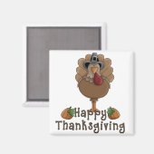 glücklicher Danksager Magnet (Vorderseite/Rückseite)