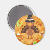 glücklicher Danksager Magnet (Vorderseite/Rückseite)