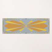 Glücklicher Deco-Sonnenausbruch Yogamatte (Vorderseite (Horizontal))