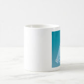 Glücklicher Delfin Kaffeetasse (Mittel)