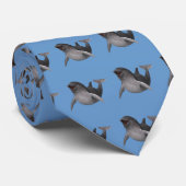 Glücklicher Delphin Krawatte (Gerollt)