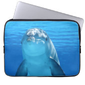 Glücklicher Delphin Laptopschutzhülle (Vorderseite)