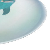 Glücklicher Delphin Schneidebrett (Ecke)