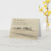 Glücklicher der Vatertags-Ehemann, Karte (Gelbe Blume)