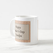 Glücklicher der Vatertags-Großvater Kaffeetasse (Vorderseite Links)