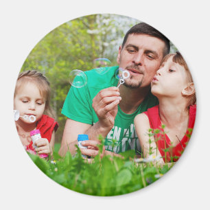 Glücklicher der Vatertags-personalisierter Magnet