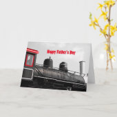 Glücklicher der Vatertags-Zug Karte (Gelbe Blume)