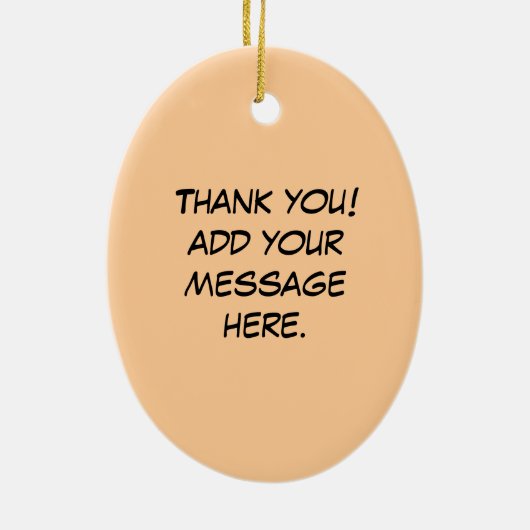 Glücklicher die keramikornament (Hinten)