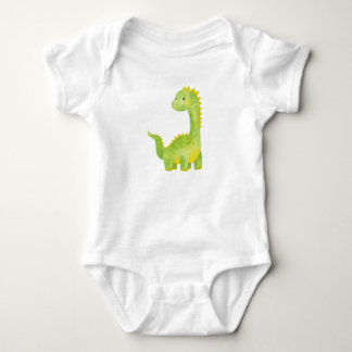 Glücklicher Dino Baby Strampler
