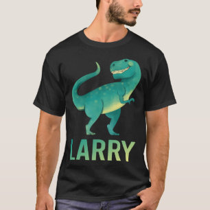 Glücklicher Dinosaurier - Larry Name T-Shirt