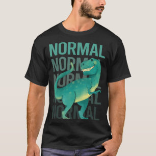 Glücklicher Dinosaurier Normal T-Shirt