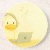 Glücklicher DJ Getränkeuntersetzer (Vorne)