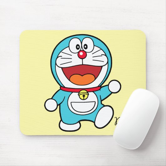 Glücklicher Doraemon Mousepad (Mit Mouse)