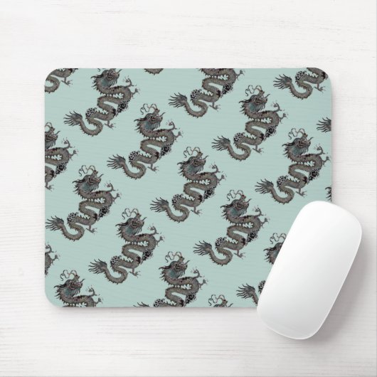 Glücklicher Drache Mousepad (Mit Mouse)