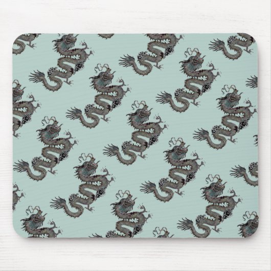 Glücklicher Drache Mousepad (Vorne)