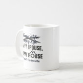 Glücklicher Ehepartner, glückliches Zuhause – „Upg Kaffeetasse (Vorderseite Links)