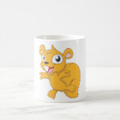 Glücklicher Eichhörnchen-Cartoon Kaffeetasse (Mittel)