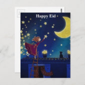 glücklicher Eid Postkarte (Vorne/Hinten)