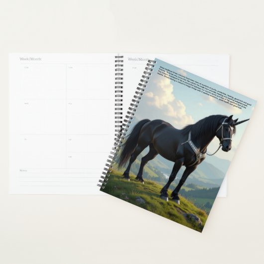 Glücklicher Einhorn-Kalender Planer (Anzeige)