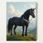 Glücklicher Einhorn-Kalender Planer (Rückseite)