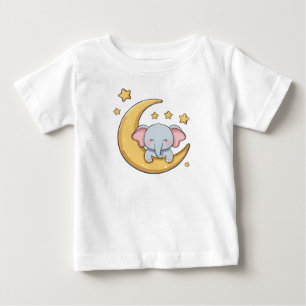 glücklicher Elefant Baby T-shirt