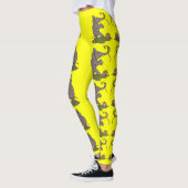 glücklicher Elefant, der mit Seil und Ball spielt Leggings (Links)