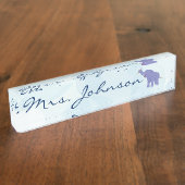 Glücklicher Elefant (personifizieren Sie) Namensplakette (Seite)