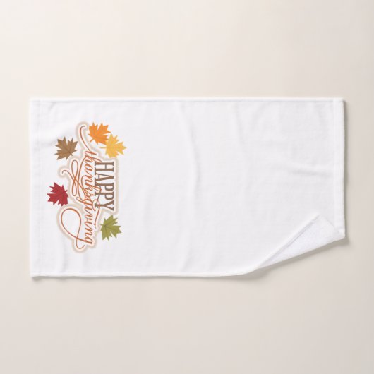 Glücklicher Erntedank Badhandtuch Set (Handtuch)