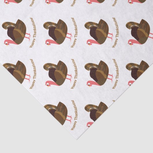 Glücklicher Erntedank die Türkei Seidenpapier (Ausschnitt)