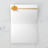 Glücklicher Erntedank Feiertagskarte (Innenseite)