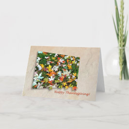 Glücklicher Erntedank! Feiertagskarte