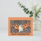 Glücklicher Erntedank Feiertagspostkarte (Stehend Vorderseite)