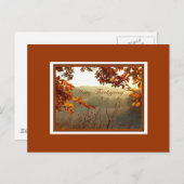 Glücklicher Erntedank Feiertagspostkarte (Vorne/Hinten)