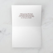 Glücklicher Erntedank - Karte (Innenseite)