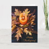 "Glücklicher Erntedank!" Karte (Vorderseite)