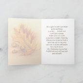 Glücklicher Erntedank, Leben des Feiertagskarte (Innenseite)