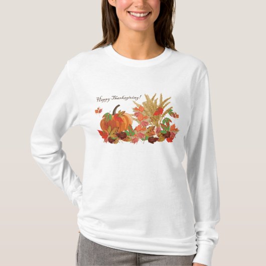 Glücklicher Erntedank T-Shirt (Vorderseite)