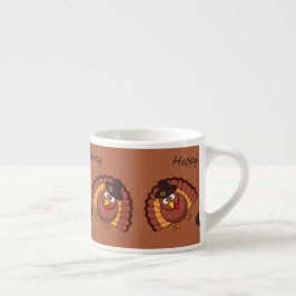 Glücklicher Erntedank themed Espressotasse
