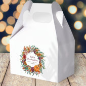 glücklicher Erntedankend Wasserfarbenfall Pumpkin  Geschenkschachtel