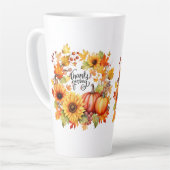 glücklicher Erntedankfall Milchtasse (Linke Ecke)