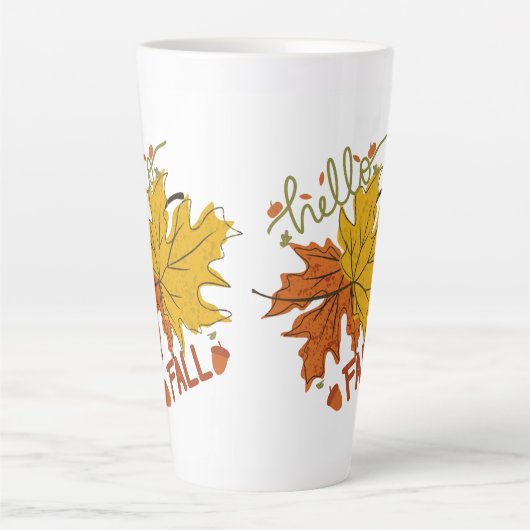 glücklicher Erntedankfall Milchtasse (Vorderseite)