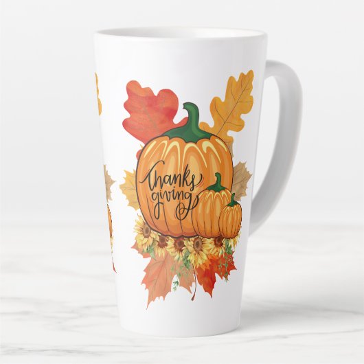 glücklicher Erntedankfall Milchtasse (Rechte Ecke)