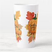 glücklicher Erntedankfall Milchtasse (Vorderseite)